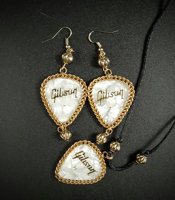 WHITE TORTOISE SHELL IN GOLD (set)