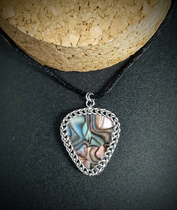 ABALONE SHELL IN SILVER