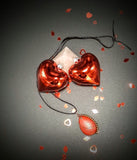 RED TEARDROP PENDANT