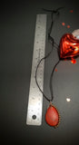 RED TEARDROP PENDANT
