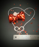 PRETTY PINK HEART NECKLACE