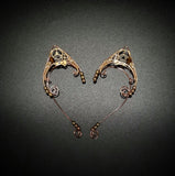 ANTIQUE COPPER, GOLD AND GEARS ELF EARS